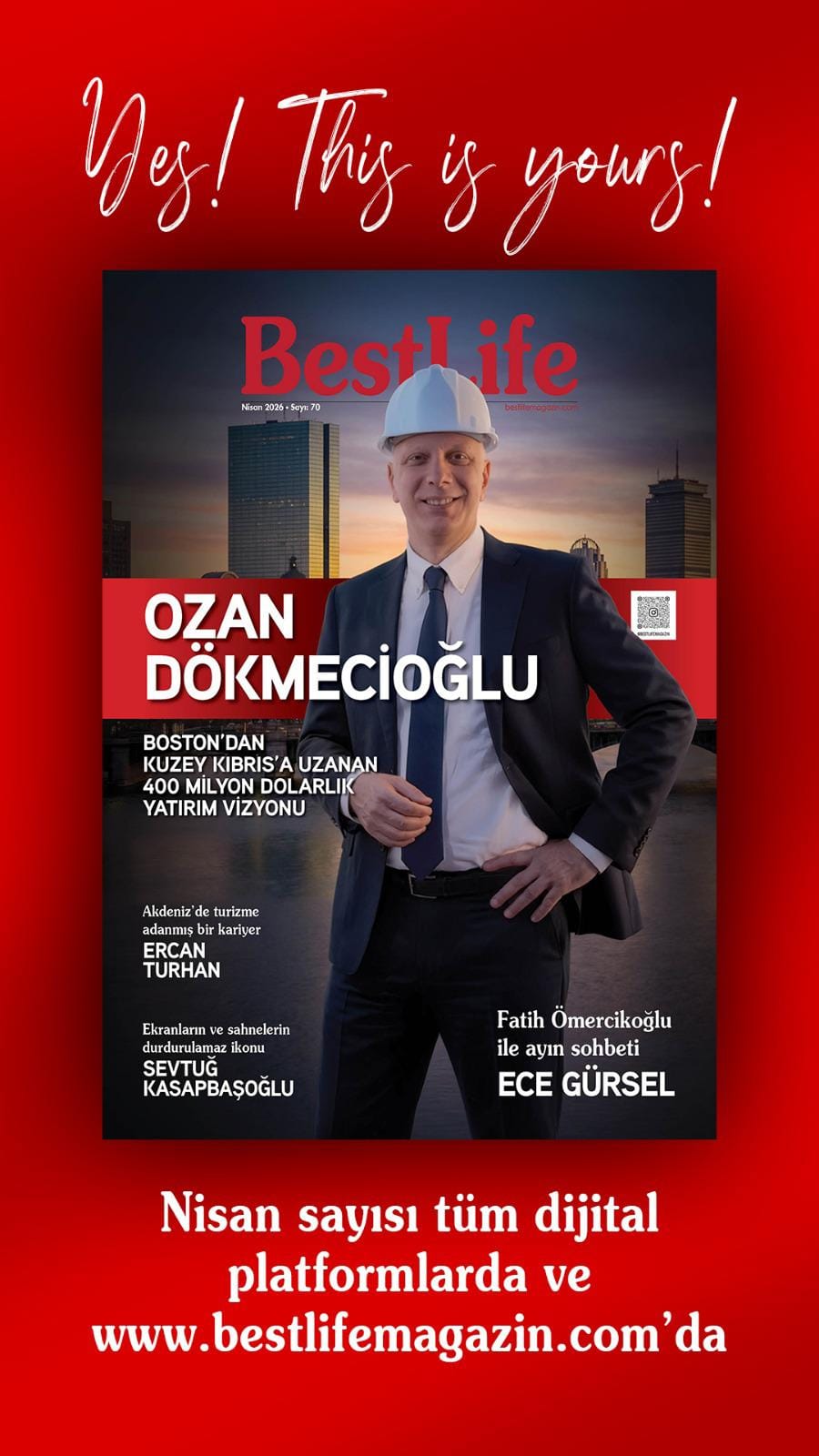 HAFTASONU MAGAZİN | Best life Nisan sayısı çıktı